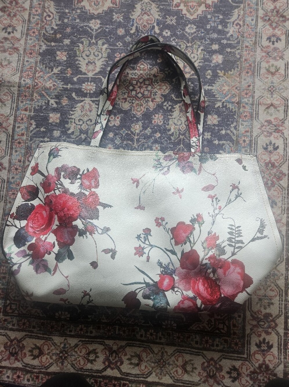 Elliott Lucca Floral Bouquet Artisan Tote